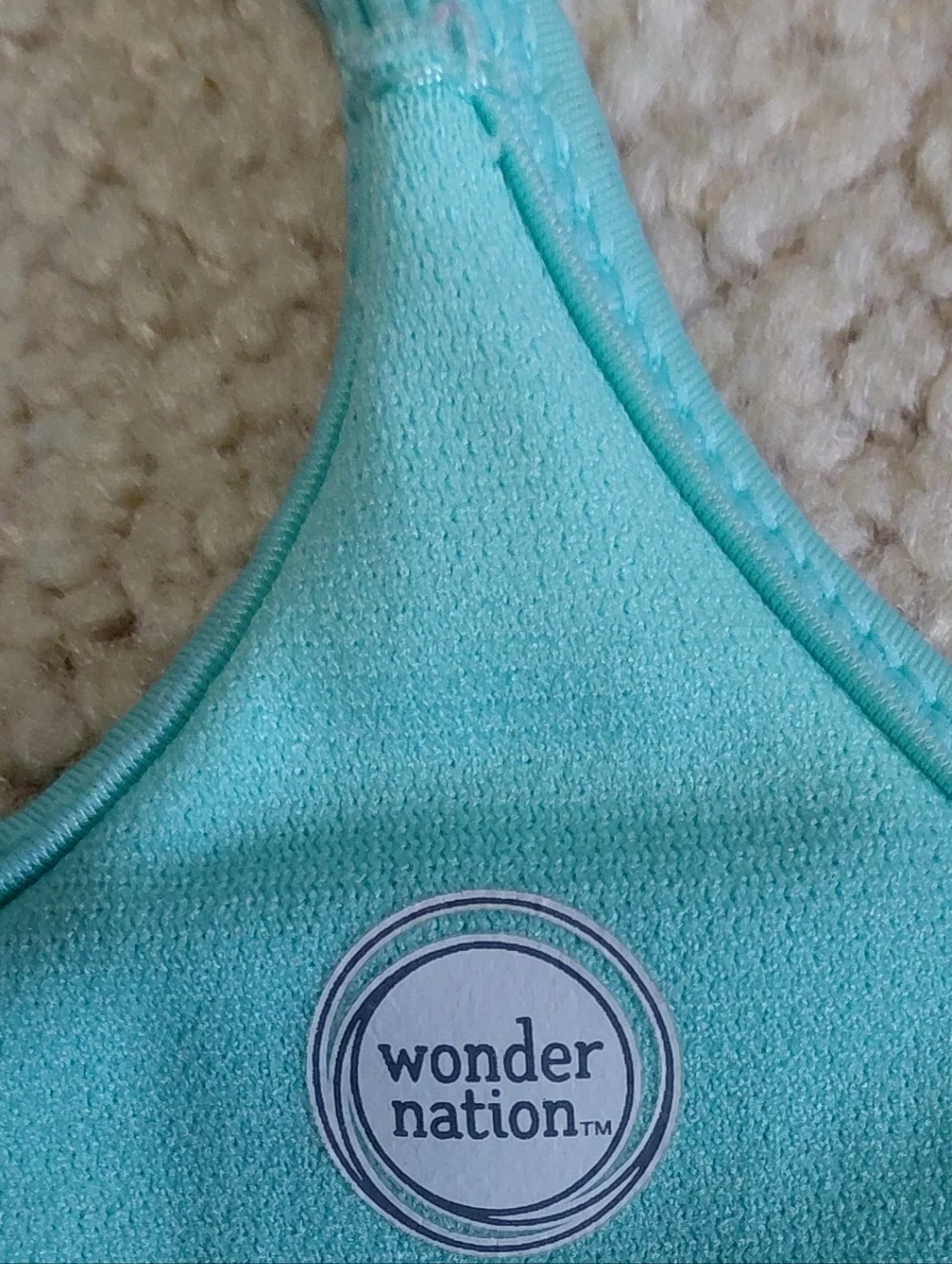 Mermaid Aqua Blue Girls' Swimsuit